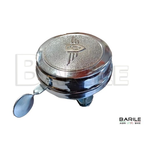 Campanello cromato stemma bici - campanello,