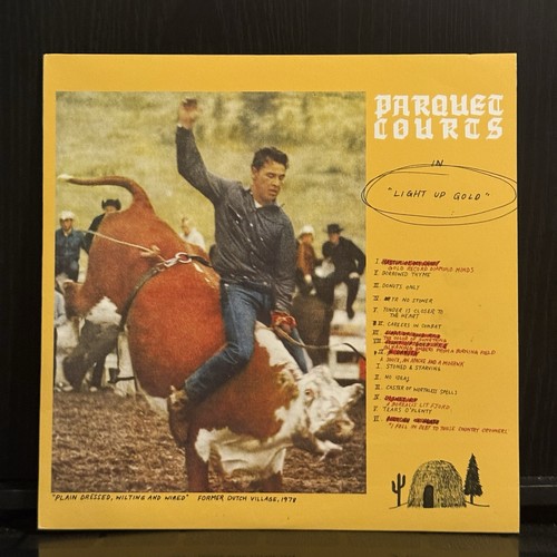 Parquet courts light - up, gold