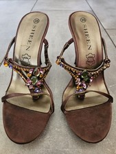 Sandali Con Tacco donna marca Sheen in vera pelle num 35