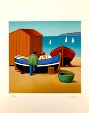 Litografia + collage a colori