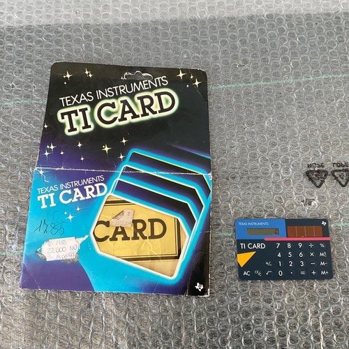 Vintage credit card sized - ti,