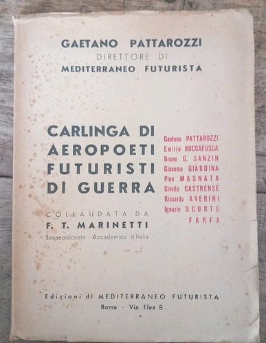 Libro carlinga aeropoeti - libro., di