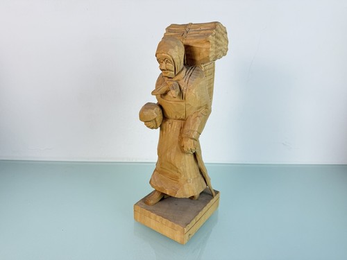 Statua scultura arte legno - , 30