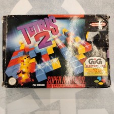 Tetris 2 GIG Super Nintendo SNES Super Nintendo Senza Manuale