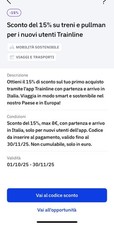 TRAINLINE CODICE SCONTO COUPON