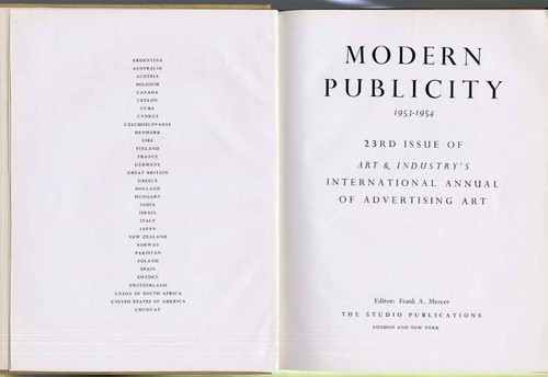 1954 pubblicità moderna - 1954,