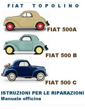 MANUALE OFFICINA Fiat Topolino