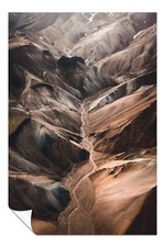 Poster artistico vulcano