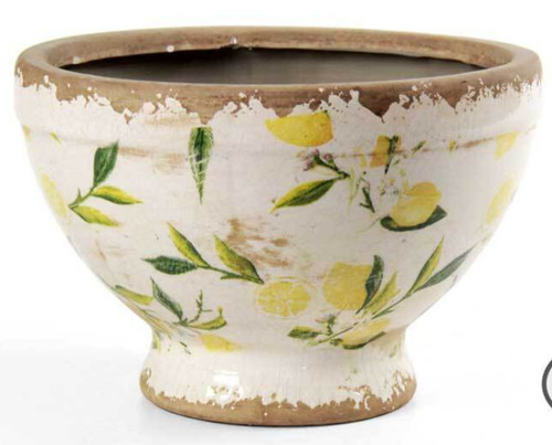Vaso anticato vintage cachepot - vaso,