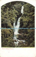 R604371 Stock Ghyll Force Pictorial Stationery Peacock Autochrom 1911