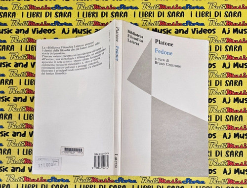 Book libro fedone platone 1992 - libro,