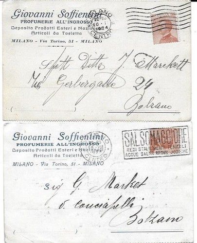 Cartoline pubblicitarie - cartoline,