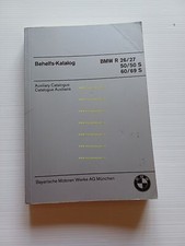 BMW catalogo ricambi sussidiario R 26-R 27-R 50-50 S -R 60 R 69 S 1972 originale