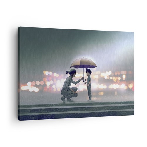 Quadro tela 70x50cm manga - quadro,