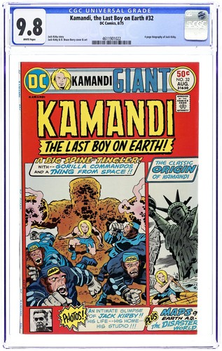 Kamandi cgc 8 1975 - kamandi,