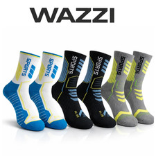 WAZZI 6 Paia Calze da Uomo