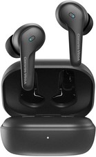CERWIN-Vega EB1 Auricolari Bluetooth, Cancellazione Attiva del Rumore - Nero, Piccolo
