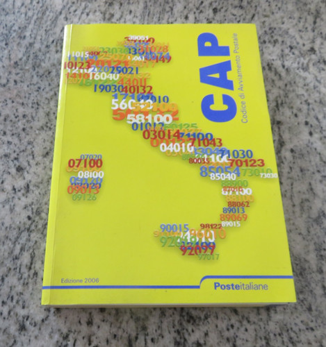 Cap codice avviamento postale - cap,