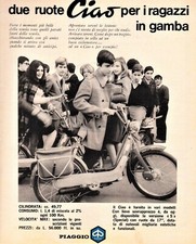 Pubblicita 1969 ciao piaggio - ciao,