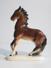 Scultura cavallo ceramica statuina manifattura Tedesca dipinta vintage anni '900