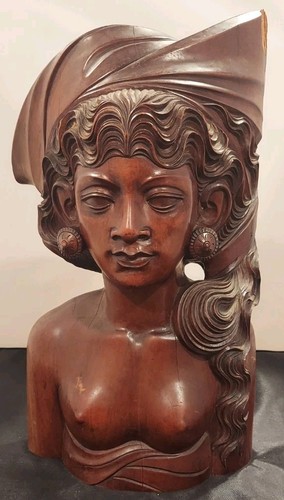 Scultura busto balinese - , in