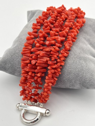 Bracciale corallo rosso - corallo,