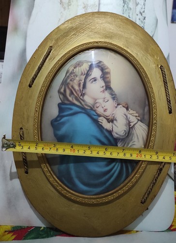 Quadro stampa vintage madonna