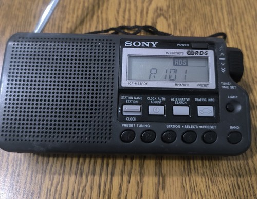 Sony icf m33 - sony, icf-m33
