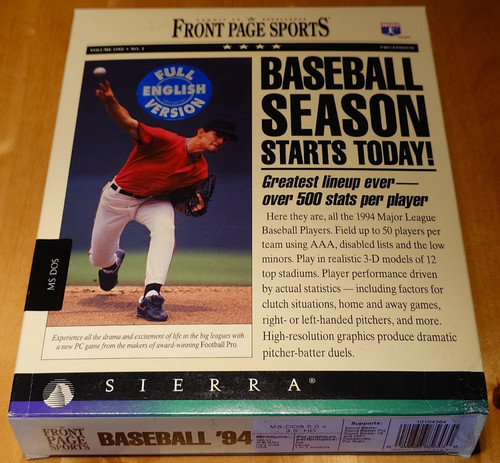 Front page sports - baseball, '94