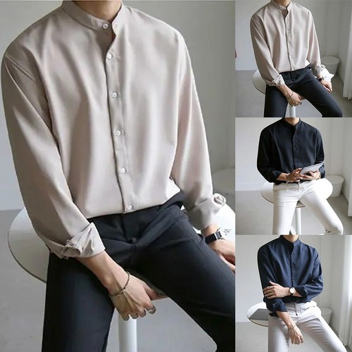Camicia uomo manica lunga per