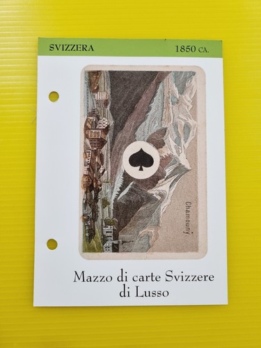 Scheda descrittiva mazzo - scheda,