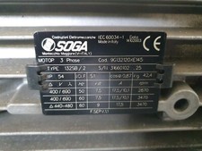 motore elettrico trifase 7,5 Kw 2870 giri SOGA 132SB/2