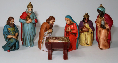 Set natività vintage pezzi - set,