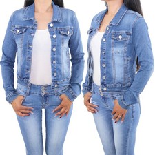 Giacca di jeans corta da donna
