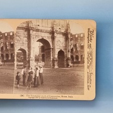 Rome Stereoview C1897 Real