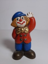 Raro Pagliaccio THUN Clown Rosso Fuori Produzione cm 11