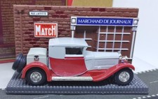 MATCHBOX 1:38 scale Bugatti T44 1927 con diorama Models of Yesteryear box 
