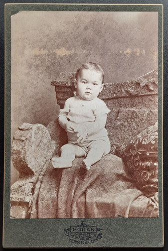 Antica foto cartolina armadio