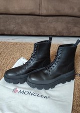 Scarponcini Moncler neri, unisex, taglia 40, usati una volta, come nuovi