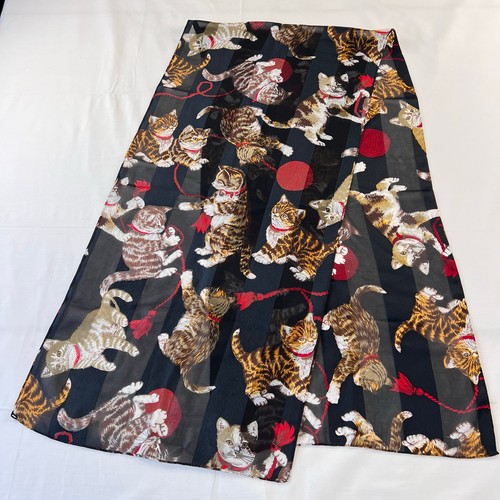 Sciarpa vintage gatto gattino