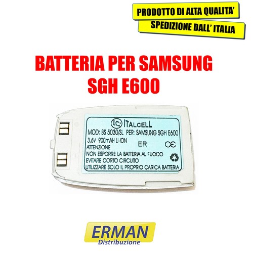 Batteria per samsung sgh e600 - batteria,