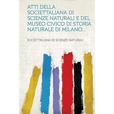 Atti Della Societtaliana Di