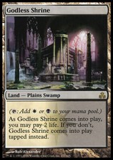 MTG GODLESS SHRINE FOIL ENGLISH PLAYED - SANTUARIO SENZA DIO - GPT - MAGIC