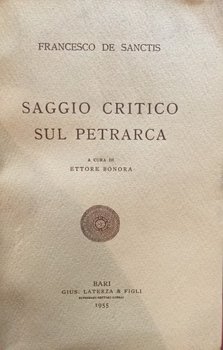 Sanctis saggio critico sul - de,