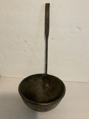 Antico mestolo utensile - antico, e