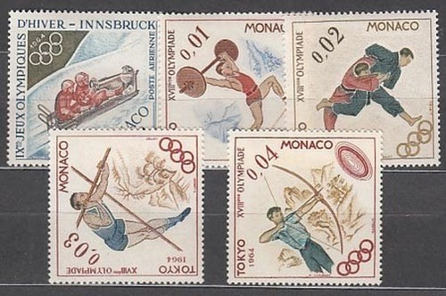 Monaco posta 1964 yvert - posta,