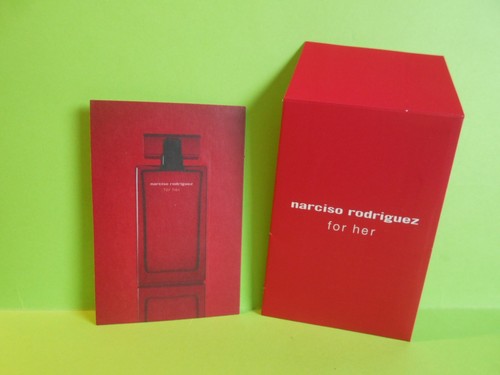 Carte publicitaire narciso