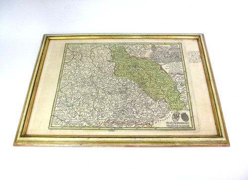 Militaria mappa del - militaria, 1805
