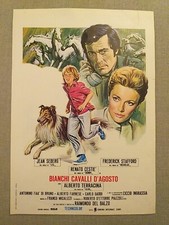 Locandina - Bianchi Cavalli D'Agosto. Renato Cestiè 33x23 cm