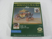 Modellino carrozza trainata da